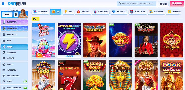 OnlySpins casino